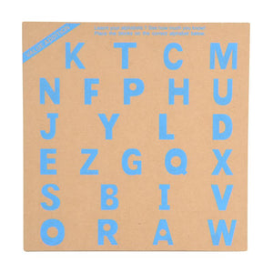 Capital Alphabet Tray (With Knobs)