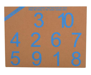 Number With Picture Tray (1-10) (With Knobs)