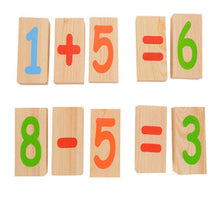 Load image into Gallery viewer, Number Building Blocks (0-9, 2 Each, &amp; Math Signs)
