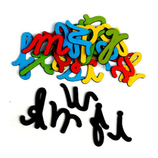 Magnetic Cutouts - Cursive abc