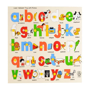 Lower Alphabet Tray With Picture (With Knobs)