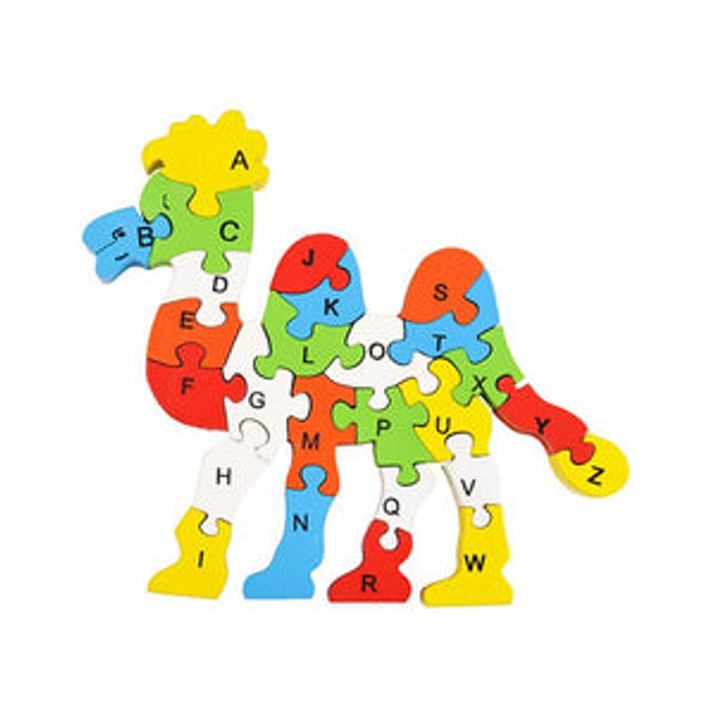 Take Apart Capital Alphabet - Camel