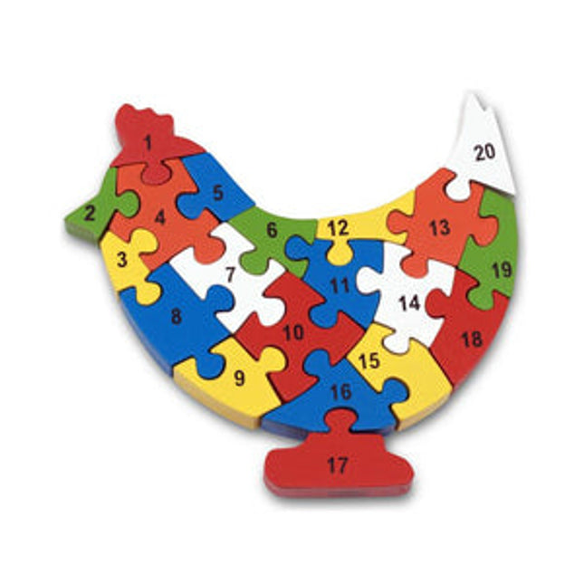 Take Apart Numbers Rooster