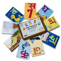 Hindi flashcards with activity