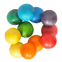 Wooden Clutching Beads – Colored