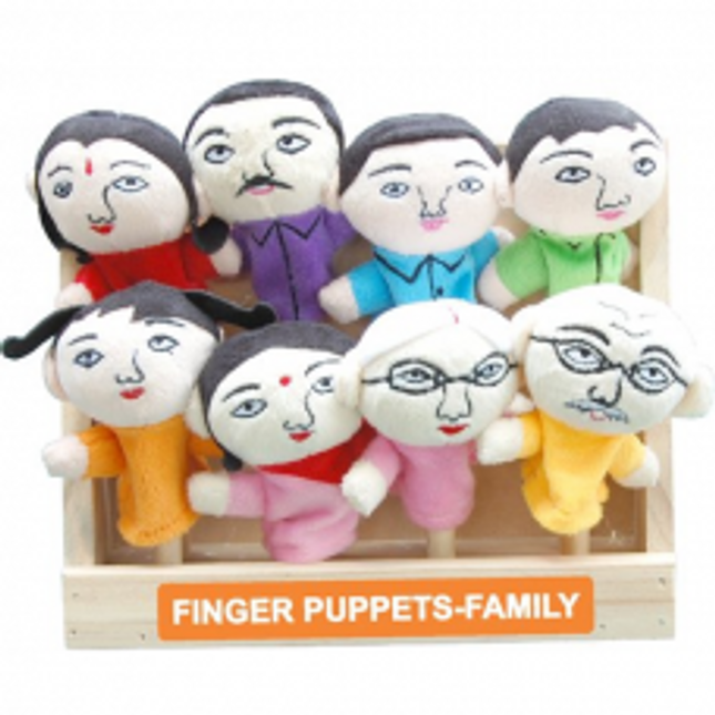 FINGER PUPPET-FAMILY (SET OF 8 PCS.)
