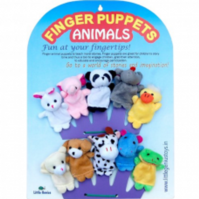 FINGER PUPPETS-ANIMALS (SET OF 10 PCS.)