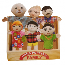 HAND PUPPETS-FAMILY (SET OF 6 PCS.)