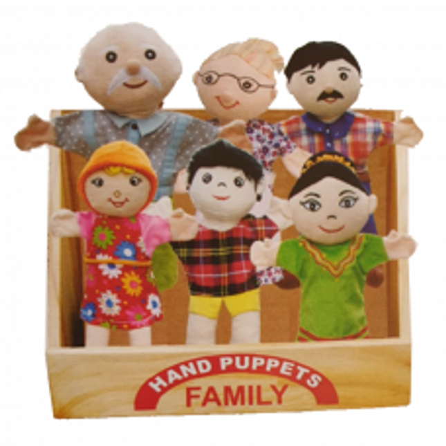 HAND PUPPETS-FAMILY (SET OF 6 PCS.)