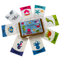 Sea animals flashcards- Pack of 16