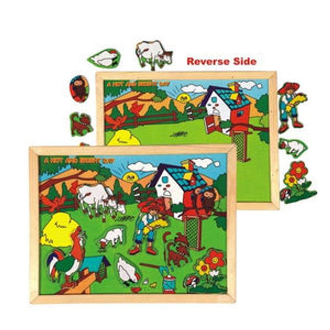 Magnetic Twin Play Tray Bright & Sunny Day