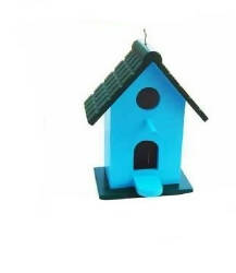 WOODEN CLASSIC BIRD HOUSE-SMALL