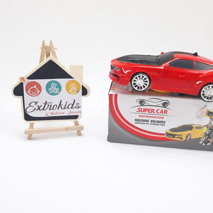 Mini Transformer Car - Red - JR - EKT0533