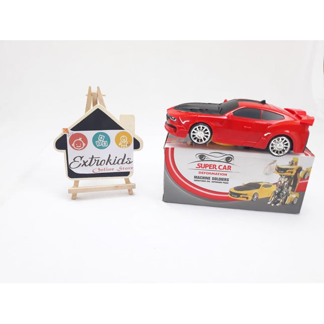 Mini Transformer Car - Red - JR - EKT0533