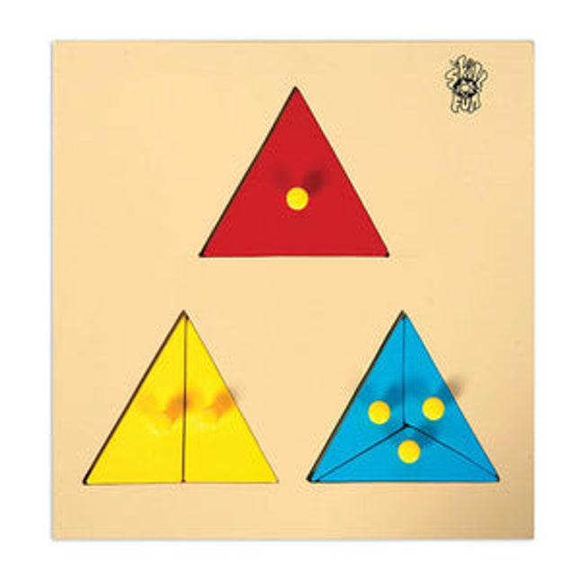 Parts of Triangle Tray (With Knobs)