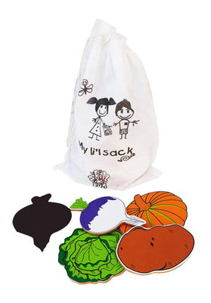 Magnetic Cutouts Vegetables (Set of 10)