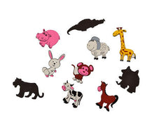 Load image into Gallery viewer, Magnetic Cutouts Animals (Set of 10)
