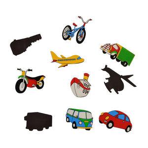 Magnetic Cutouts Transport (Set of 10)