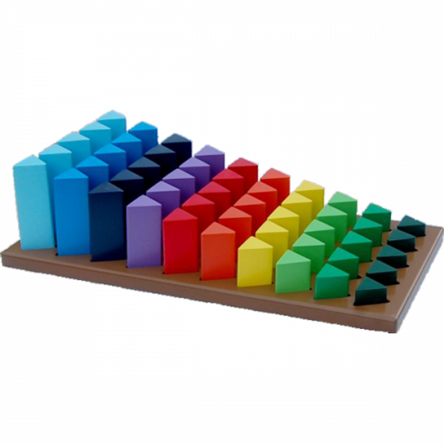 PEG AND COLOUR GRADING-TRIANGULAR PRISM (10X5)