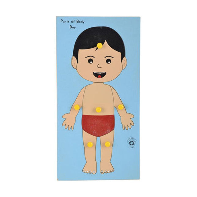 Parts of Body Tray (Boy)
