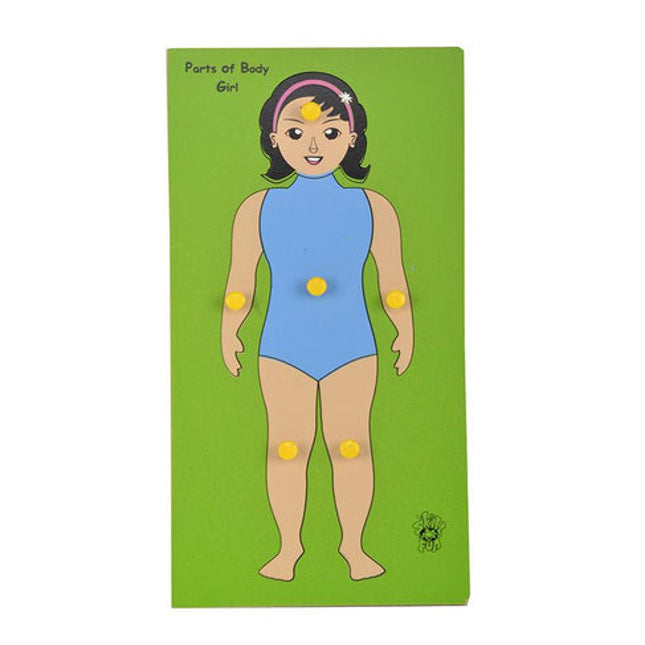 Parts of Body Tray (Girl)