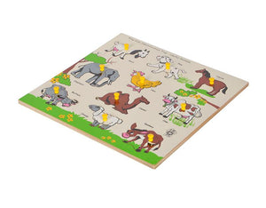 King Size Identification Tray Useful Animals