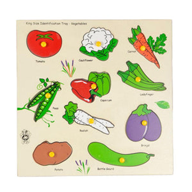 King Size Identification Tray Vegetables