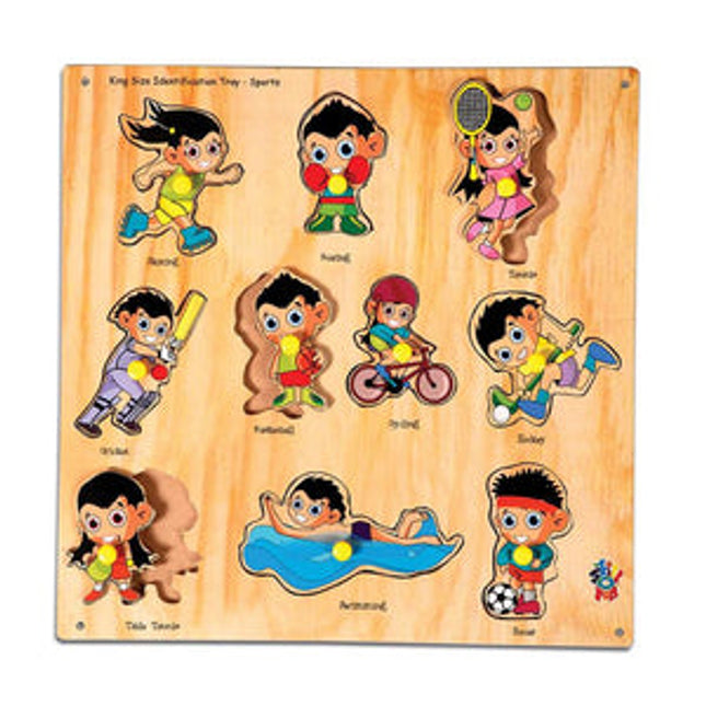 King Size Identification Tray Sports