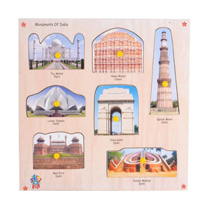 King Size Identification Tray Monuments of India