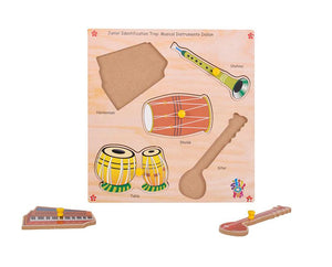 Junior Identification Tray Indian Musical Instruments