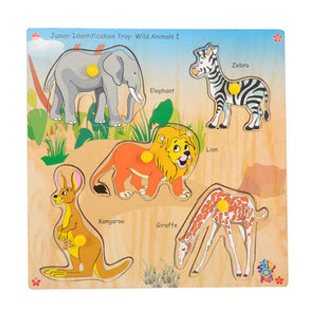 Junior Identification Tray Wild Animals I