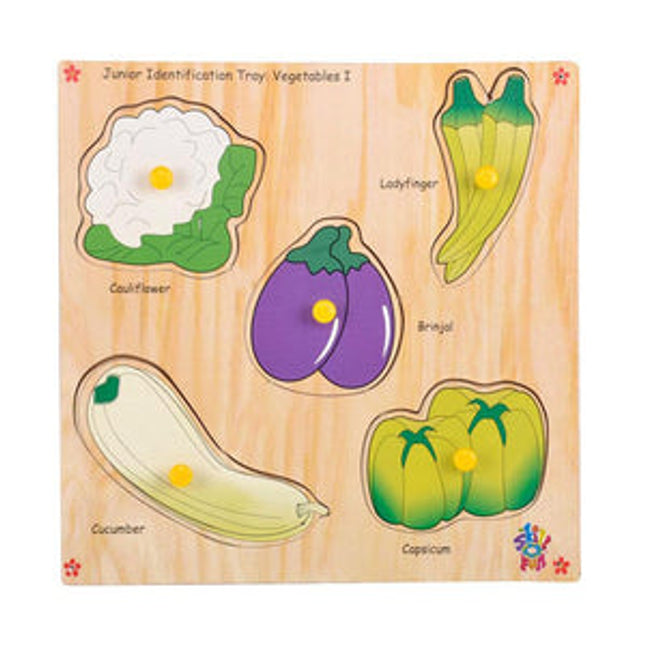 Junior Identification Tray Vegetables I