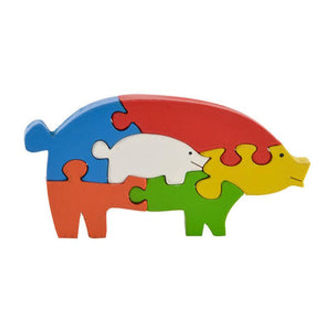 Take Apart Puzzle Pig