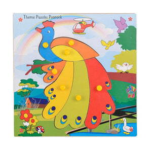 Theme Puzzle Peacock