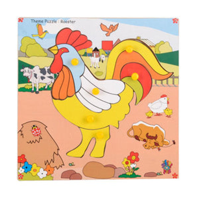 Theme Puzzle Rooster