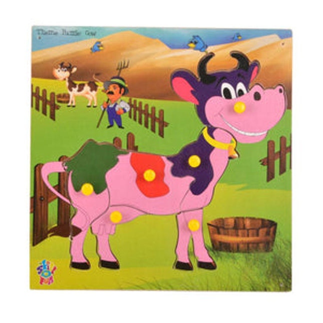 Theme Puzzle Cow