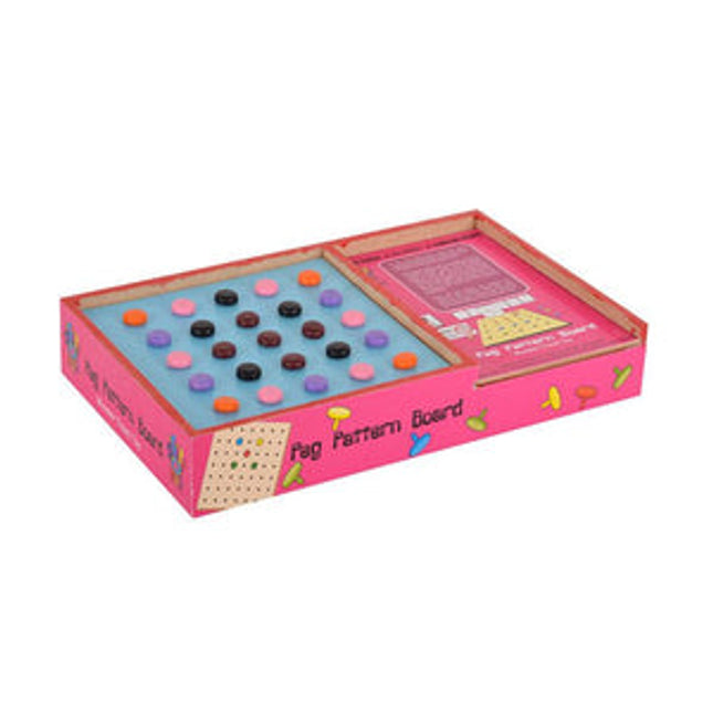 Travel Toy Peg Pattern Board