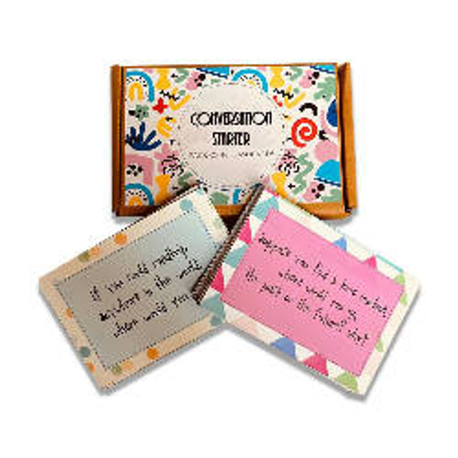 Conversation starter flashcards (pack of 48)
