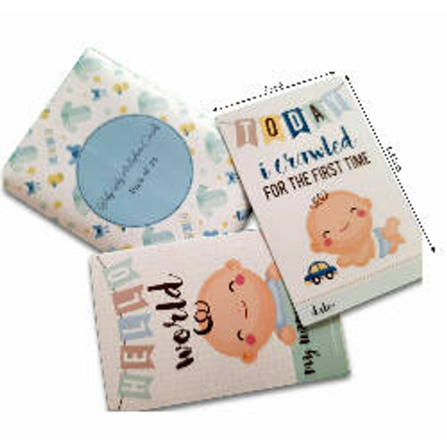 Baby boy milestone cards- Pack of 24
