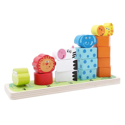 Wooden Toy - Animal Stacking - EKT1075