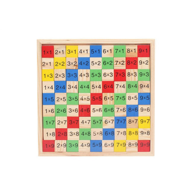 Wooden Multiplication Table - EKT0005
