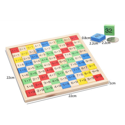 Wooden Multiplication Table - EKT0005