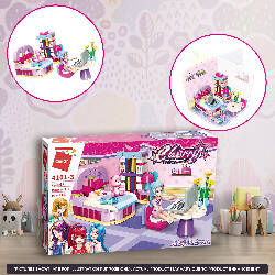 Abby’s Bedroom Building Set Toys for Girls 6+ (116 Pieces) (Multicolor)
