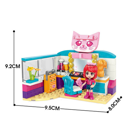 Magic Dressing Room Toy for Girls 6-12 and Up (104 Pieces) (Multicolor)