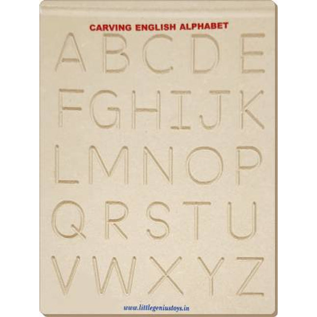 MINI CARVING ALPHABET UPPERCASE