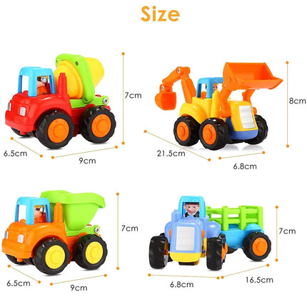 Engineering Vehicles - Tractor / Bulldozer / Dumper / Cement Mixer - EKT0539