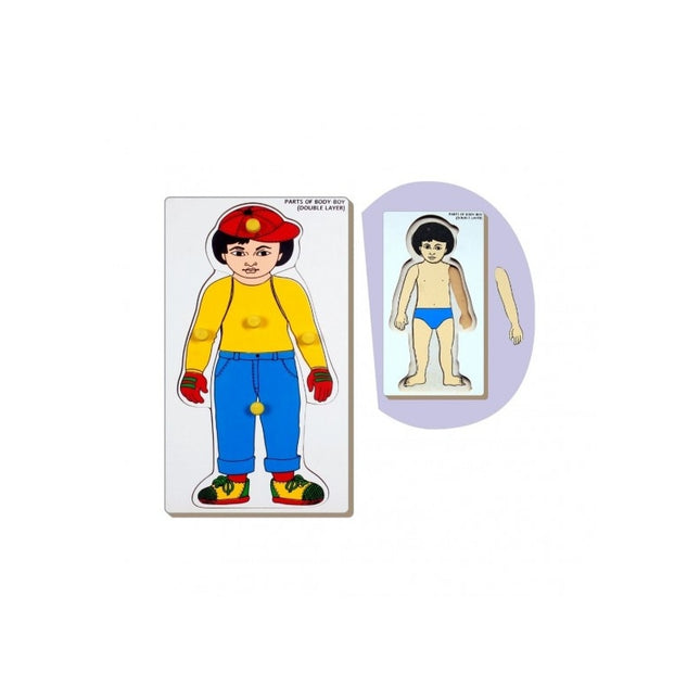 PART OF BODY (DOUBLE LAYER) WITH KNOB