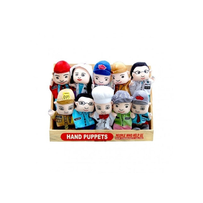 HAND PUPPET-COMMUNITY HELPERS (SET OF 10 PCS.)