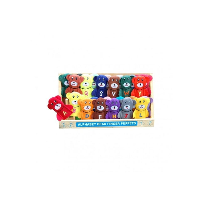 ALPHABET BEAR FINGER PUPPETS (SET OF 26 PCS.)