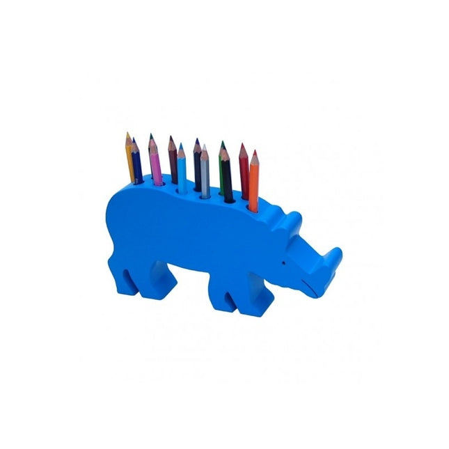 CRAYON HOLDER-CROCODILE-COLOURED